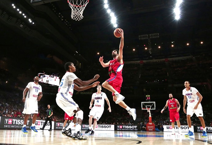 Milos Teodosic, Servia X França - Mundial de Basquete (Foto: Divulgação / FIBA)