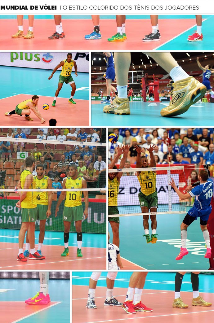 Mosaico vôlei tênis seleção brasil (Foto: Danielle Rocha)