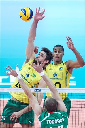 Brasil X Bulgária vôlei (Foto: Divulgação/FIVB)