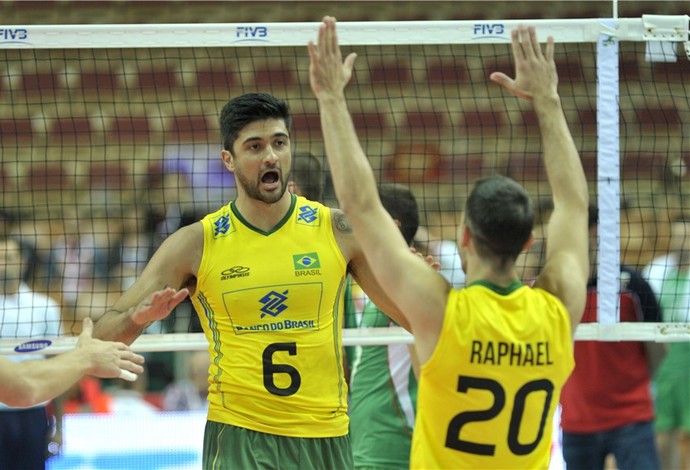 Brasil X Bulgária vôlei (Foto: Divulgação/FIVB)