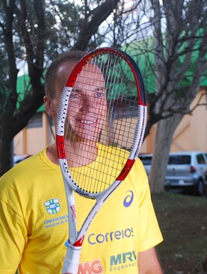 Bruno Soares celebra conquista no US Open (Foto: Marcos Guerra)