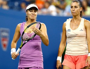 Martina Hingis e Flavia Pennetta US open (Foto: Getty Images)