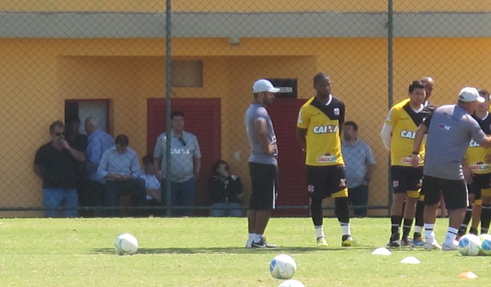 Joel e Rodrigo Caetano Treino do Vasco CFZ (Foto: Thales Soares)