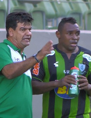 Moacir Júnior e Obina (Foto: Reprodução/Premiere FC)