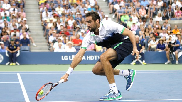 Marin Cilic X Roger Federer, Us Open (Foto: Agência AP)