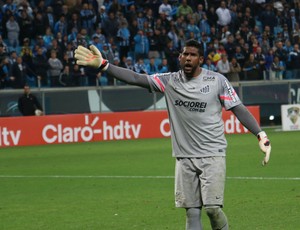 Aranha goleiro Santos Grêmio (Foto: Diego Guichard)