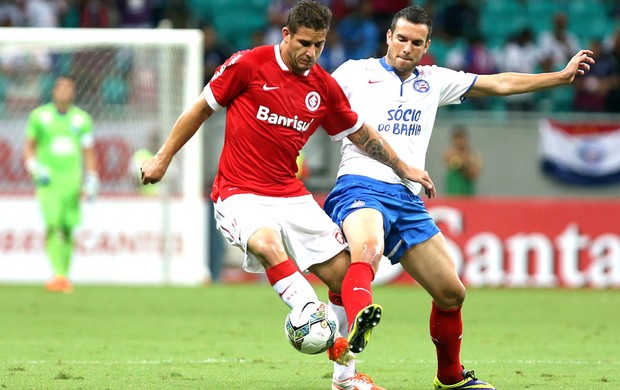 Rafael Moura, Internacional X Bahia (Foto: Felipe Oliveira / Agência estado)