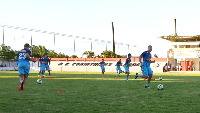 Treino Cruzeiro Maceio  (Foto: Marcos Antonio Astoni)