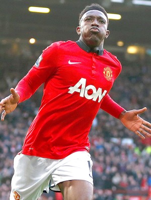 Danny Welbeck comemoração jogo Manchester United contra West Ham (Foto: Reuters)