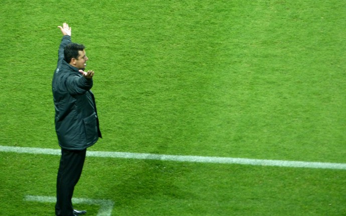 Técnico Marquinhos Santos, do Coritiba (Foto: Monique Silva)