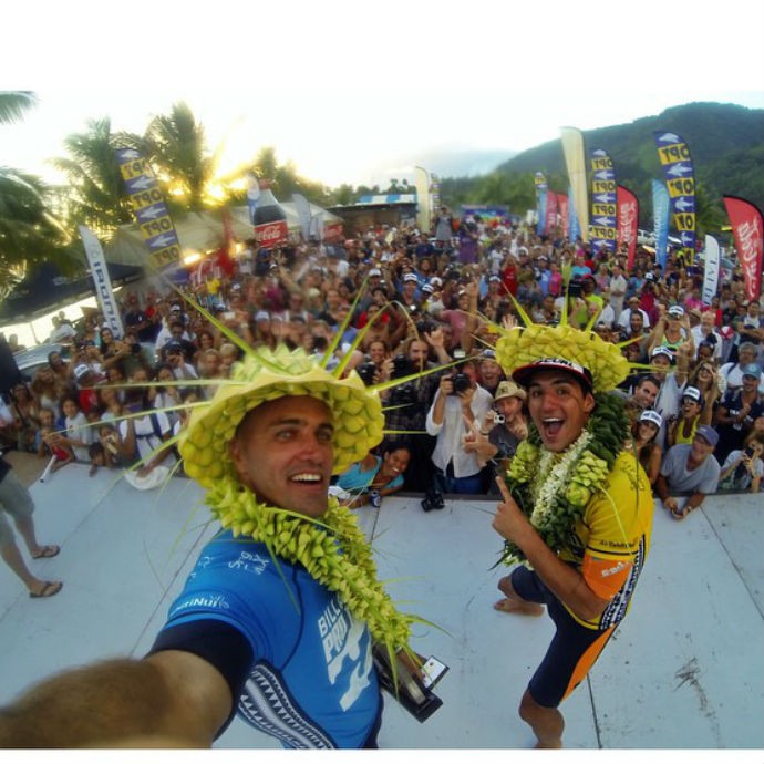 Kelly Slater Gabriel Medina WCT Taiti (Foto: Reprodução Instagram)