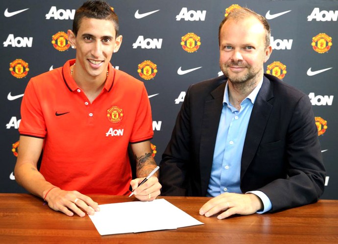 Di Maria, Assina com Manchester United (Foto: Reprodução / Twitter)