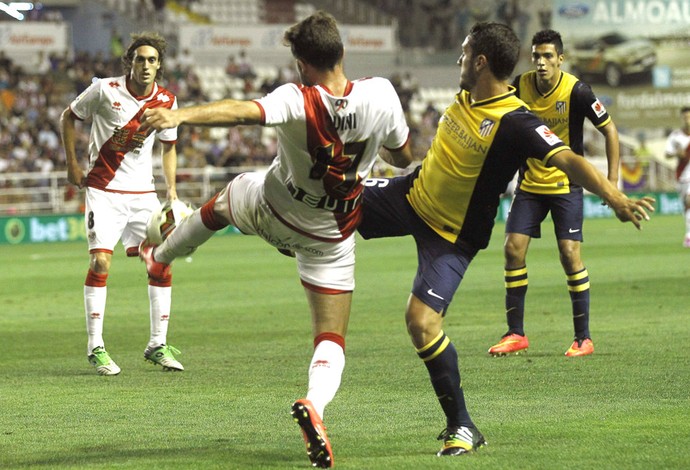 Rayo Vallecano e Atlético de Madrid (Foto: Agência EFE)