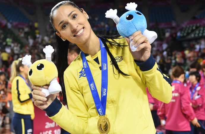 Jaqueline Brasil x Japão final Grand Prix vôlei  (Foto: Divulgação/FIBV)