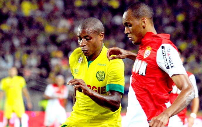 Fabinho jogo Monaco x Nantes (Foto: AFP)