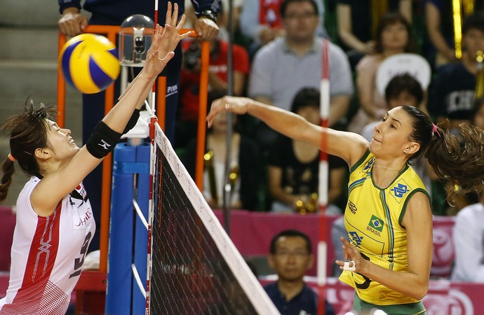 Brasil x Japão final Grand Prix vôlei Sheilla (Foto: Divulgação/FIBV)