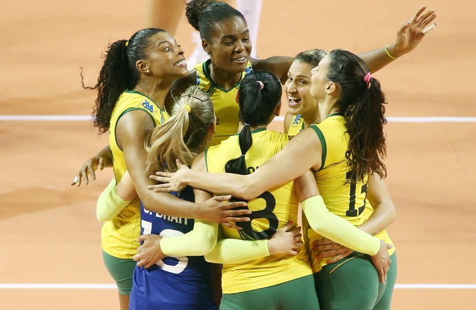 Brasil x Rússia fase final Grand Prix vôlei (Foto: Divulgação/FIBV)