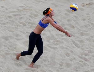 vôlei de praia Fernanda Berti Stare Jablonki (Foto: FIVB)