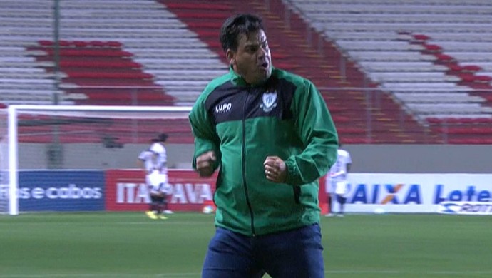 Moacir Júnior, técnico América-MG (Foto: Reprodução\ Sportv)