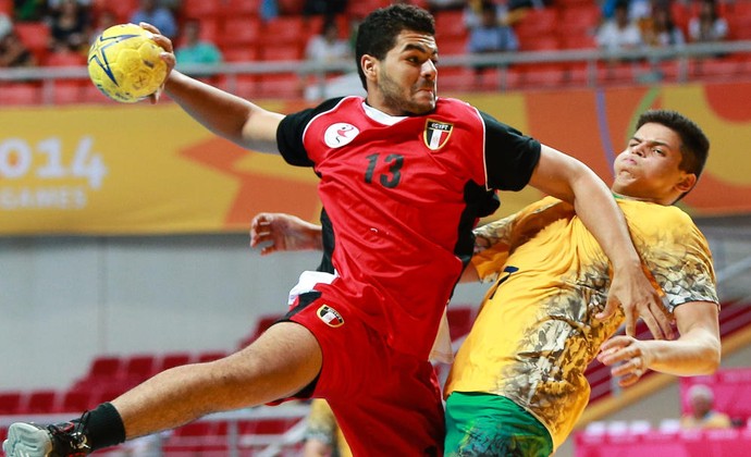 Brasil x Egito handebol Jogos Olímpicos Nanquim (Foto: Divulgação)