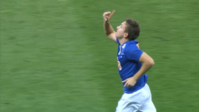 Dagoberto, atacante Cruzeiro (Foto: Reprodução \Sportv)