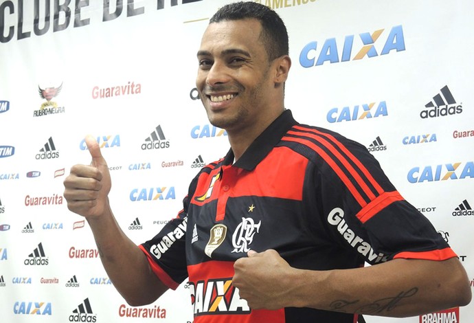 Elton, apresentação Flamengo (Foto: Cahê Mota)