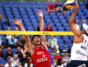 vôlei de praia Pedro Solberg Álvaro Filho Stare Jablonki (Foto: FIVB)