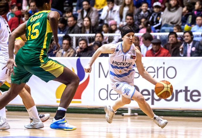 Gretter, Sul-Americano feminino de barquete, Brasil X Argentina (Foto: Samuel Vélez / FIBA Américas)