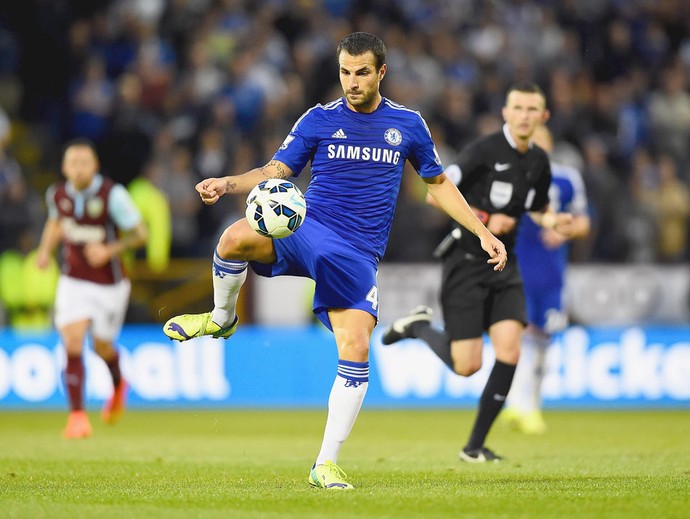 Fabregas, Burnley e Chelsea (Foto: Getty Images)