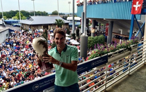 tenis roger federer cincinnati (Foto: Reprodução / Twitter)