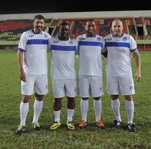 Djair, Beto, Bujica e Válber se reencontram em jogo master no Acre (Foto: Reprodução/Facebook)