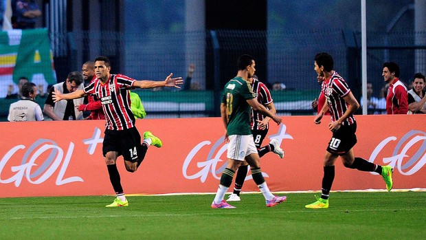 Alan Kardec São Paulo gol Palmeiras  (Foto: Marcos Ribolli)