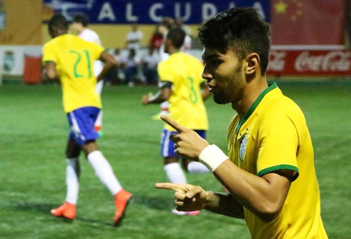 Gabriel Brasil e China Sub-20 (Foto: Divulgação)