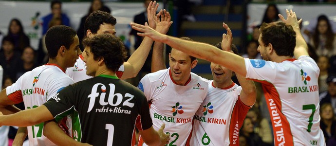 Campinas vôlei masculino (Foto: Divulgação / Brasil Kirin)