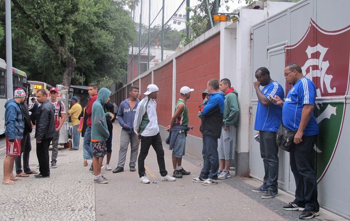 Protesto Torcida Fluminense (Foto: Hector Werlang)