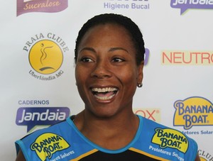 Daymi Ramirez, oposta cubana do Praia Clube na Superliga 2014/2015 (Foto: Divulgação/Praia Clube)