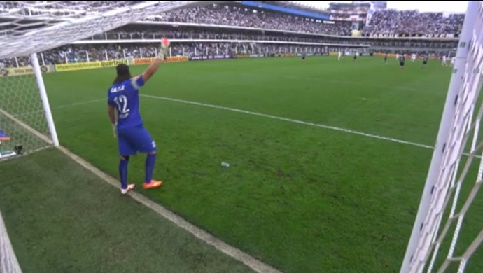 Cassio goleiro Corinthians (Foto: Reprodução / TV Globo)