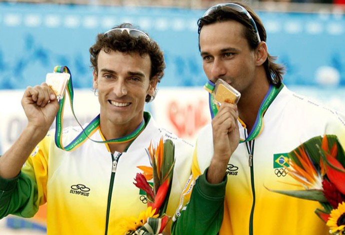 Ricardo e Emanuel, vôlei de praia (Foto: Divulgação)