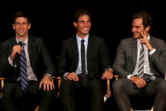 tenis novak djokovic rafael nadal roger federer (Foto: Getty Images)