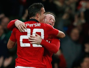 Van Persie United x Olympiakos (Foto: Reuters)