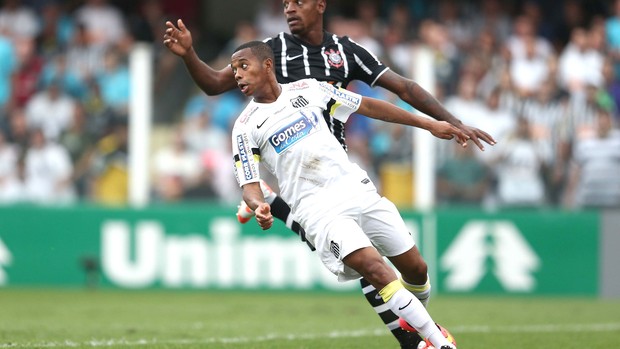 Robinho, Santos e Corinthians (Foto: Marcos Ribolli)