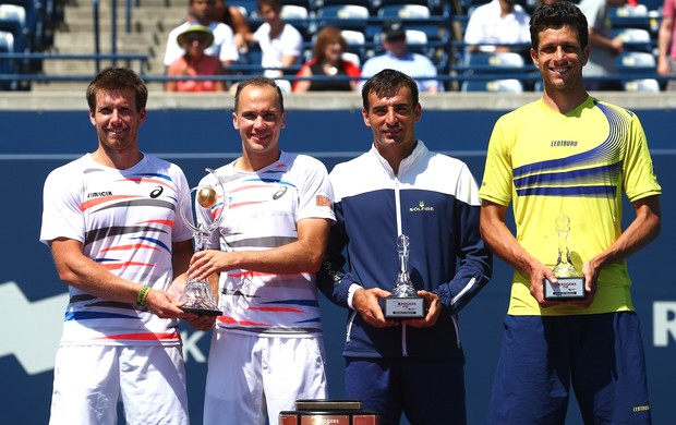 Alexander Peya, Bruno Soares e Marcelo Mello, Toronto (Foto: Getty Images)