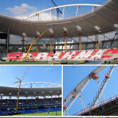 mosaico obras engenhão (Foto: Editoria de Arte)