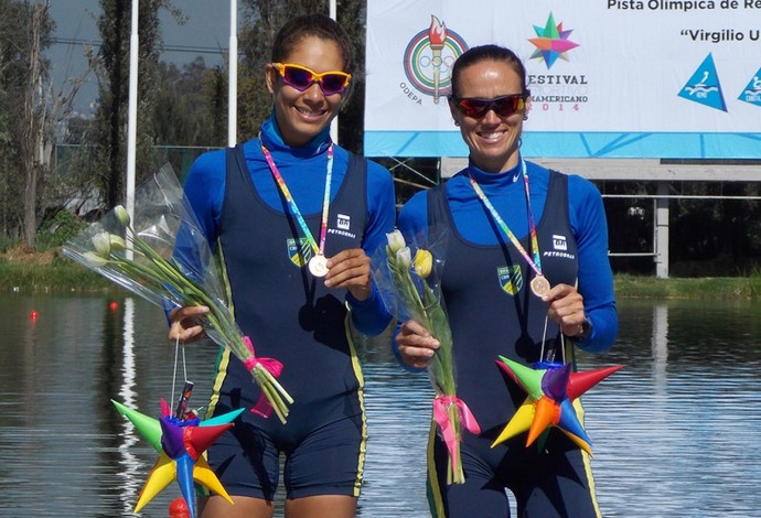 Fabiana beltrame e Beatriz Festival Pan-Americano 2014 (Foto: CBR)