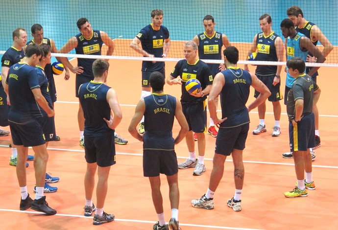 vôlei treino Brasil Saquarema (Foto: Danielle Rocha)