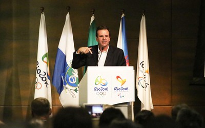  Eduardo Paes olimpiadas Encontro da Mídia Nacional Jogos Rio 2016 (Foto: Divulgação/Beth Santos)