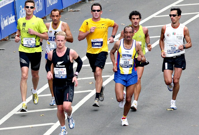 Lance Armstrong 2007 corrida (Foto: Getty images)