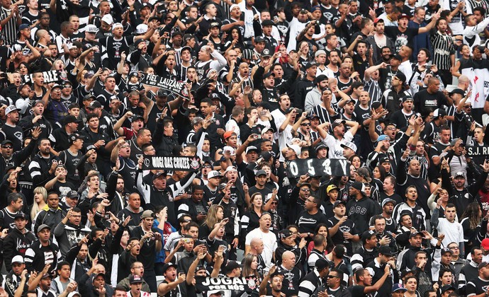 Torcida Corinthians x Botafogo (Foto: Marcos Ribolli)