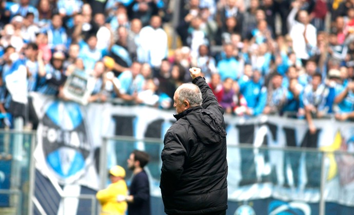 Felipão Apresentação Grêmio (Foto: Wesley Santos / Agência estado)