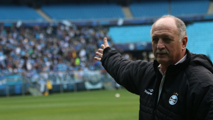 Felipão chegada Porto Alegre Grêmio treino (Foto: Diego Guichard/GloboEsporte.com)